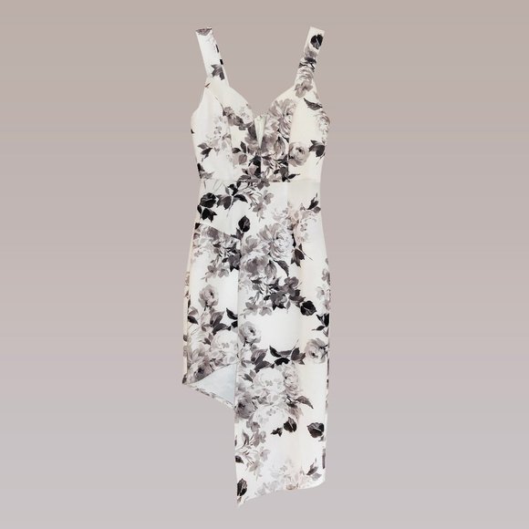 ASOS Dresses & Skirts - ASOS • size 4 • floral high-low bodycon dress